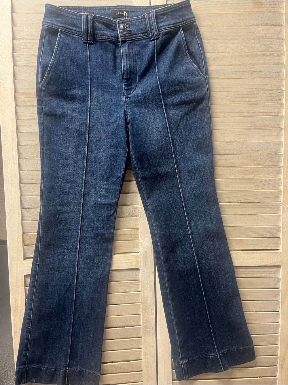 Talbots Flare Jeans Women’s Size 6 Dark Wash Trouser Denim